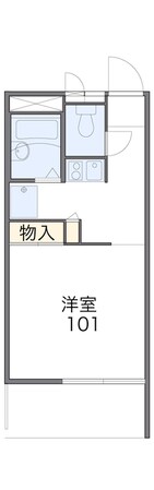 レオパレスヒルズ日野の物件間取画像